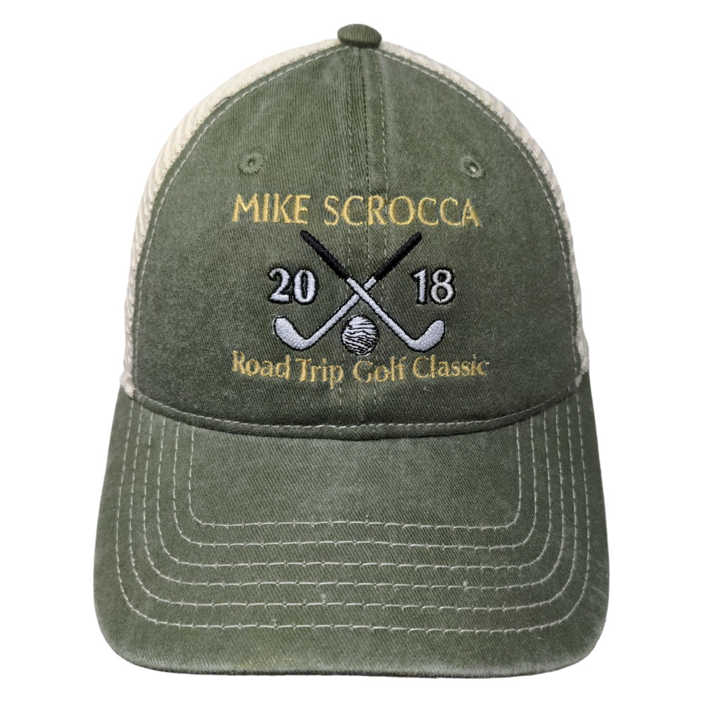 Cap America Mike Scrocca Golf Classic Snapback Mesh Back Hat Adjustable